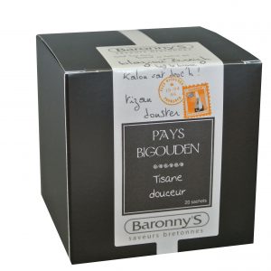 Tisane douceur pomme, Pays Bigouden - Boite 20 sachets fibres naturelles